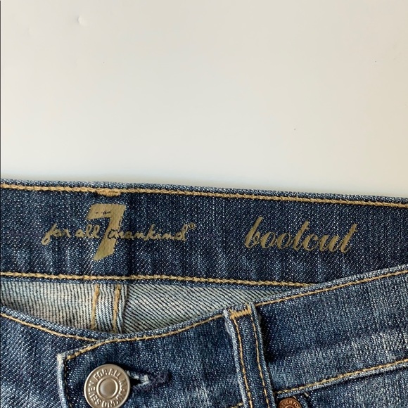 7 For All Mankind Bootcut Jeans Size 27 - Picture 2 of 8